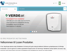 Tablet Screenshot of lozen.no